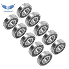 10Pcs 6306-2RS Bearings 30 72 19mm Double Rubber Seals Deep Groove Ball Bearing