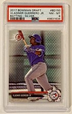 2017 Bowman Draft Vladimir Guerrero Jr. SILVER SP /499 PSA 8 Batting #BD150 ‘17