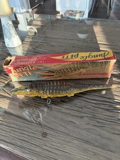 Rare Tin Litho Jungle Pete Alligator, Snaps His Jaws As He Crawls, 1950s