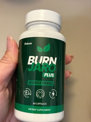 Burn Jaro Plus by Vitaluxa 60 Capsules | Advanced Weight Support Formula | Green