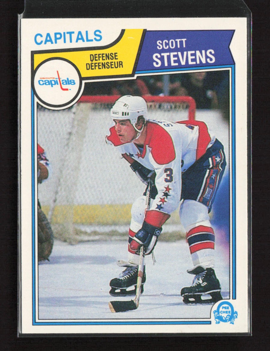 1983-84 O-Pee-Chee #376 Scott Stevens Washington Capitals Rookie