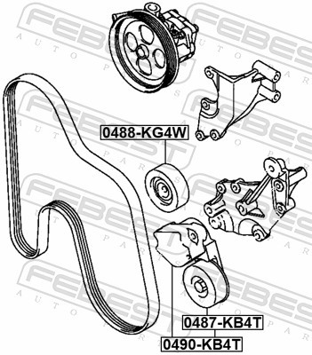 ✅Fits FEBEST 0488-KG4W MITSUBISHI LANCER/MIRAGE CJ-CP# CIRCUMFERENTI ⭐UK Seller⭐