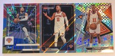 Jalen Brunson 2019-22   3 (1) Donruss Laser (1) Hoops Silver Wave (1) Finest X-F
