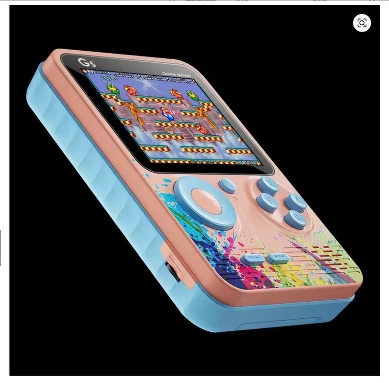 G5 Mini Handheld Game Console 500 in 1 Retro 8Bit 3.0" LCD Portable Player - uk