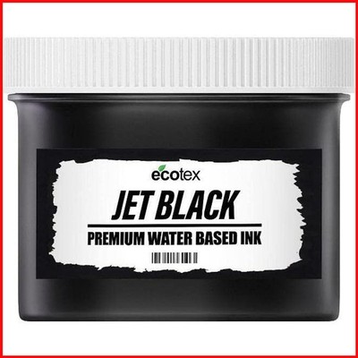 Ecotex Water Based Screen Printing Ink Jet Black - Fabric Ink, Gallon