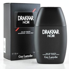 DRAKKAR NOIR 3.4 OZ EAU DE TOILETTE SPRAY MEN BY Guy Laroche NIB EDT