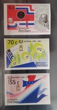 Netherlands Antilles 1988 NVPH 889-891 Imperf Ongetand Very Scarce