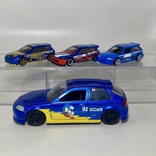 Hot Wheels 1:64  Jada 1:32 Honda Civic Lot 90 EF 92 EG 1997 Type R Japan Spec
