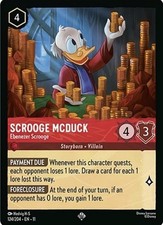 Scrooge McDuck - Ebenezer Scrooge 124/204 Normal Disney Lorcana: Winterspell