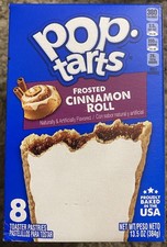 NEW KELLOGG S FROSTED CINNAMON ROLL POP TARTS 8 TOASTER PASTRIES