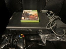 Xbox 360 Elite 120GB Matte Black Console, Controller, Game, Power Cable & HDMI