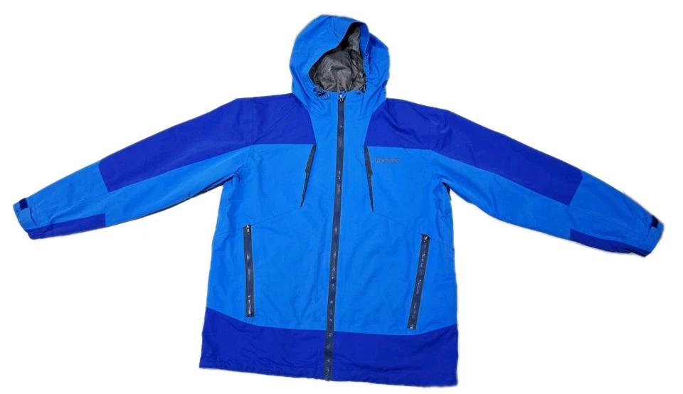 Marmot Conness Membrain Ski Jacket Mens Size L Large Blue Full Zip Hiking - Image 2 of 4