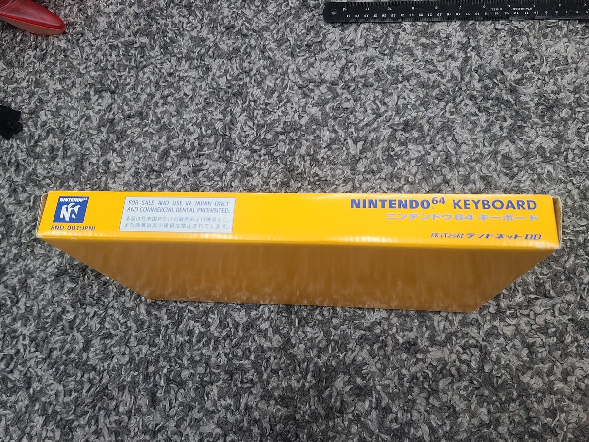 Nintendo 64 64DD keyboard Randnet DD RND-001 (JPN) peripherals N64