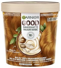 Garnier Dauerhafte Haarfarbe 7.43 Kurkuma Kupfer Ammoniakfrei Grauabdeckung