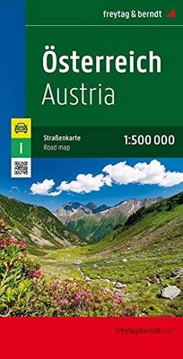 Oostenrijk f&b (+r): Wegenkaart 1:5..., Freytag-Berndt 