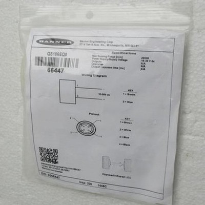 1pcs NEW BANNER photoelectric switch QS186EQ8 Fast Shipping
