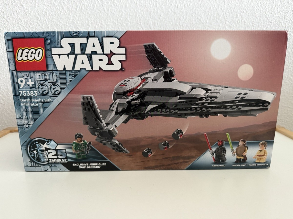 LEGO Star Wars Darth Maul's Sith Infiltrator 75383 Toy Building Kit 640 pcs