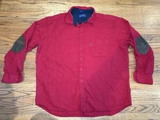 Vintage Men's Pendelton Red 100% Virgin Wool Shirt Size XXL Trail Shirt