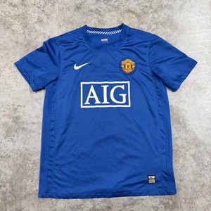 Maillot Manchester United 2008/09 – Third Kit Bleu, Taille M, Nike