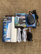Fish Tank Accessories (Bio-Foam, Carbon, Water Pump, 10-Gal Sponge Filter)