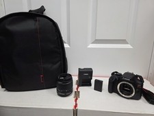 Canon EOS Rebel T6 / EOS 1300D 18MP EFS 18-55mm Lens, Case, Charger, Strap NICE