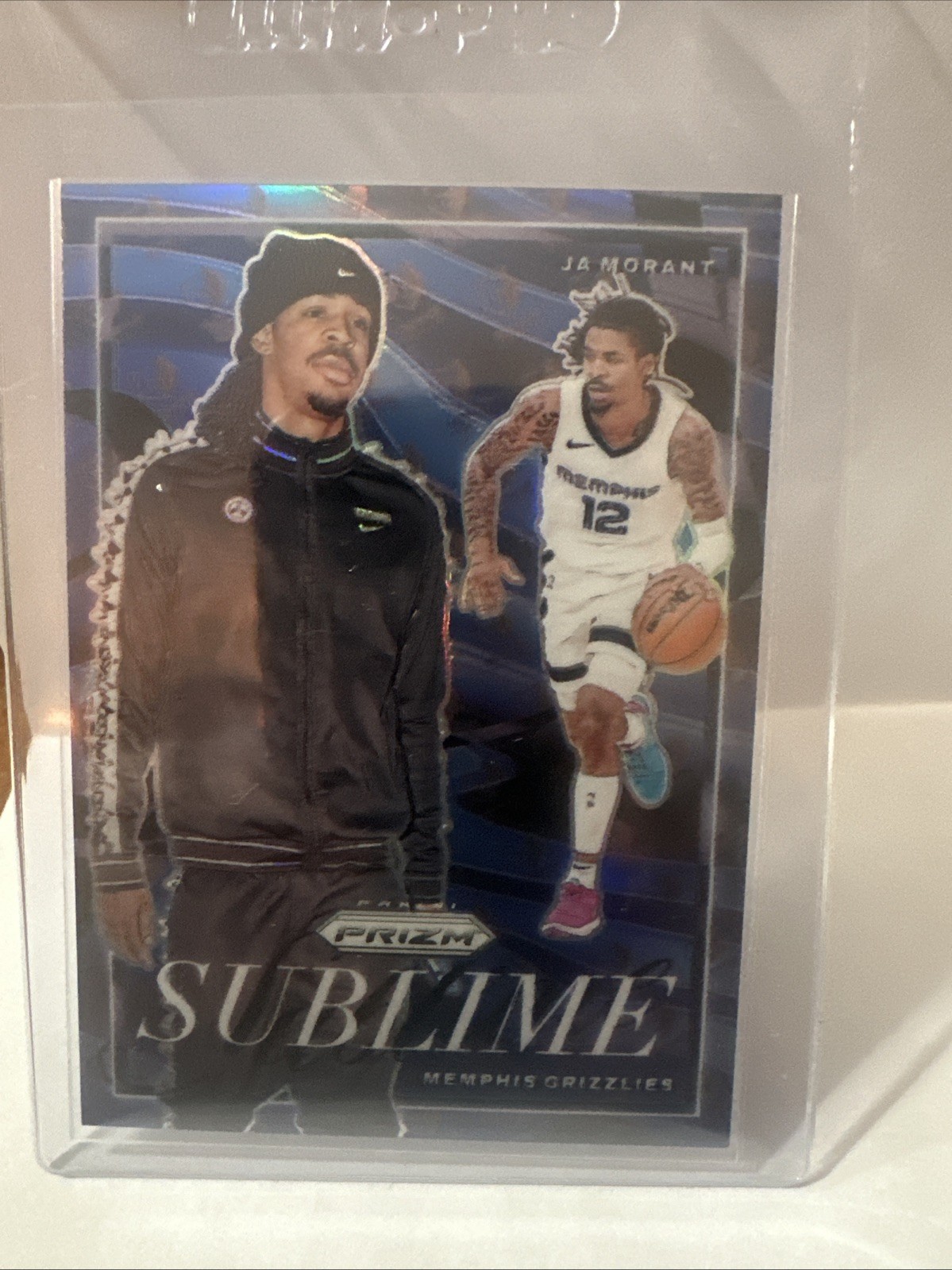 2024-25 Prizm Basketball Ja Morant Sublime Holo Super Short Print. Case Hit