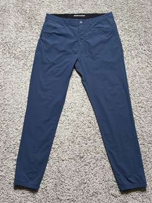 Rhone Commuter Performance Jogger Pants Mens Size 32x30 Blue Tapered Athleisure