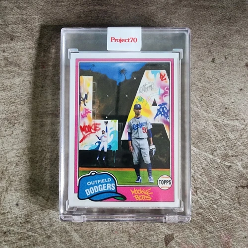 2021 Topps Project 70 - Mookie Betts #146 - 1981 Mookie Betts by CES