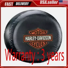 Harley Davidson Spare Tire Cover RV, Jeep, Truck, SUV, Trailer Fast Shipping*