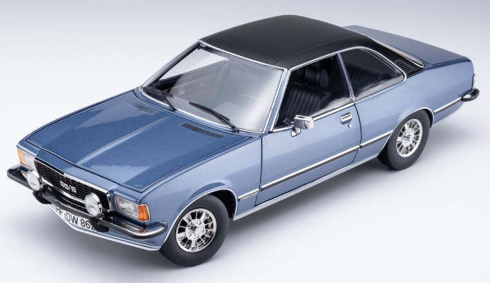 Voiture Miniature Opel Commodore B GS/E Coupé 1975 Sapphire Blue 1/18 Touring Modelcars 18048002