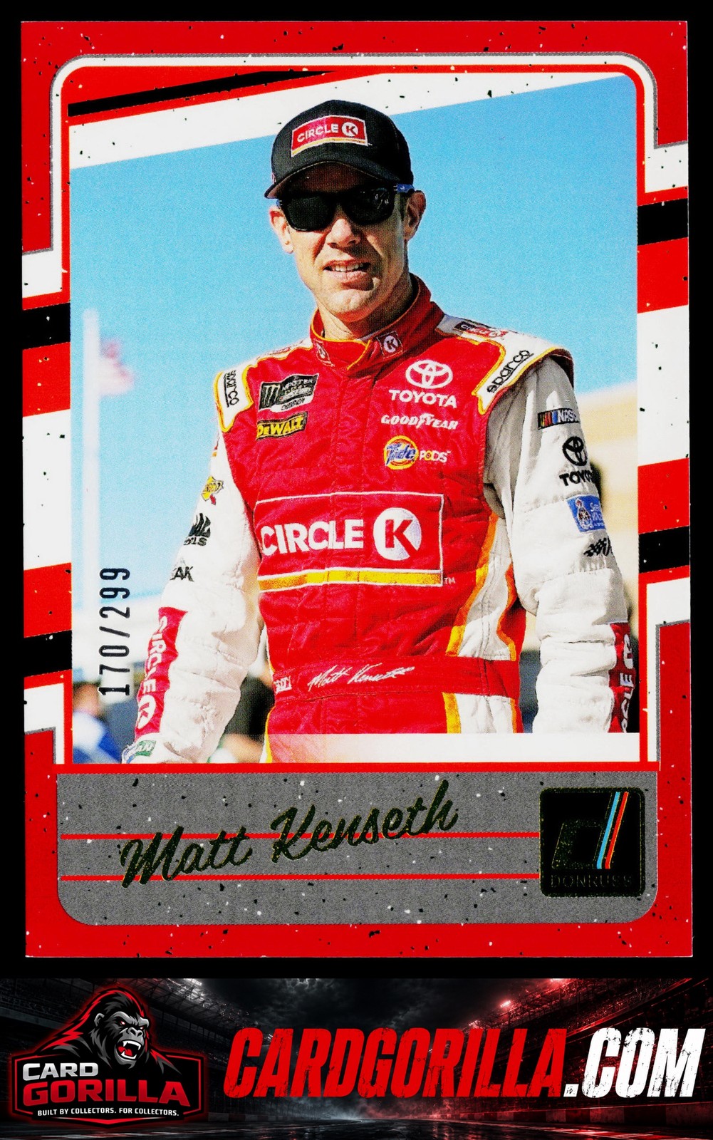 2026 Donruss #123 Matt Kenseth Red #/299