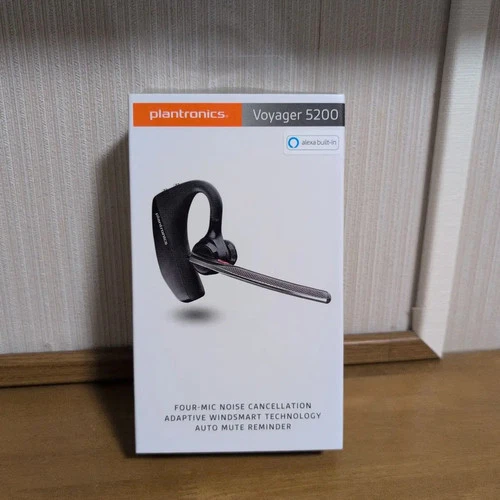 PLANTRONICS Poly Voyager 5200 Bluetooth Headset 4-Mic Noise Cancelling DSP - Picture 2 of 7