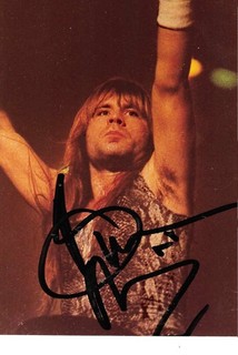 Bruce Dickinson / Iron Maiden / IN PERSON Autogramm