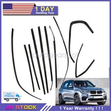 Glossy Black For Bmw X5 F15 2014-2018 Car Window Sill Molding Strip Cover Trim Glossy Black For Bmw X5 F15 2014-2018 Car Window Sill Molding Strip Cover Trim