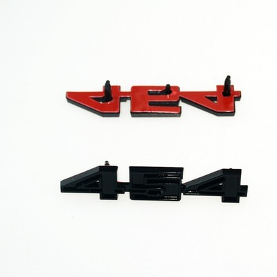 ふはち様 2Pc Gloss Black 70-74 Fender 454 Emblem Badge Nameplate 3975410