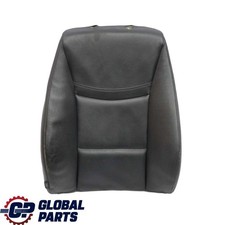 BMW E90 E91 LCI Sedile Anteriore Destro Rivestimento Schienale Pelle Nera Dakota