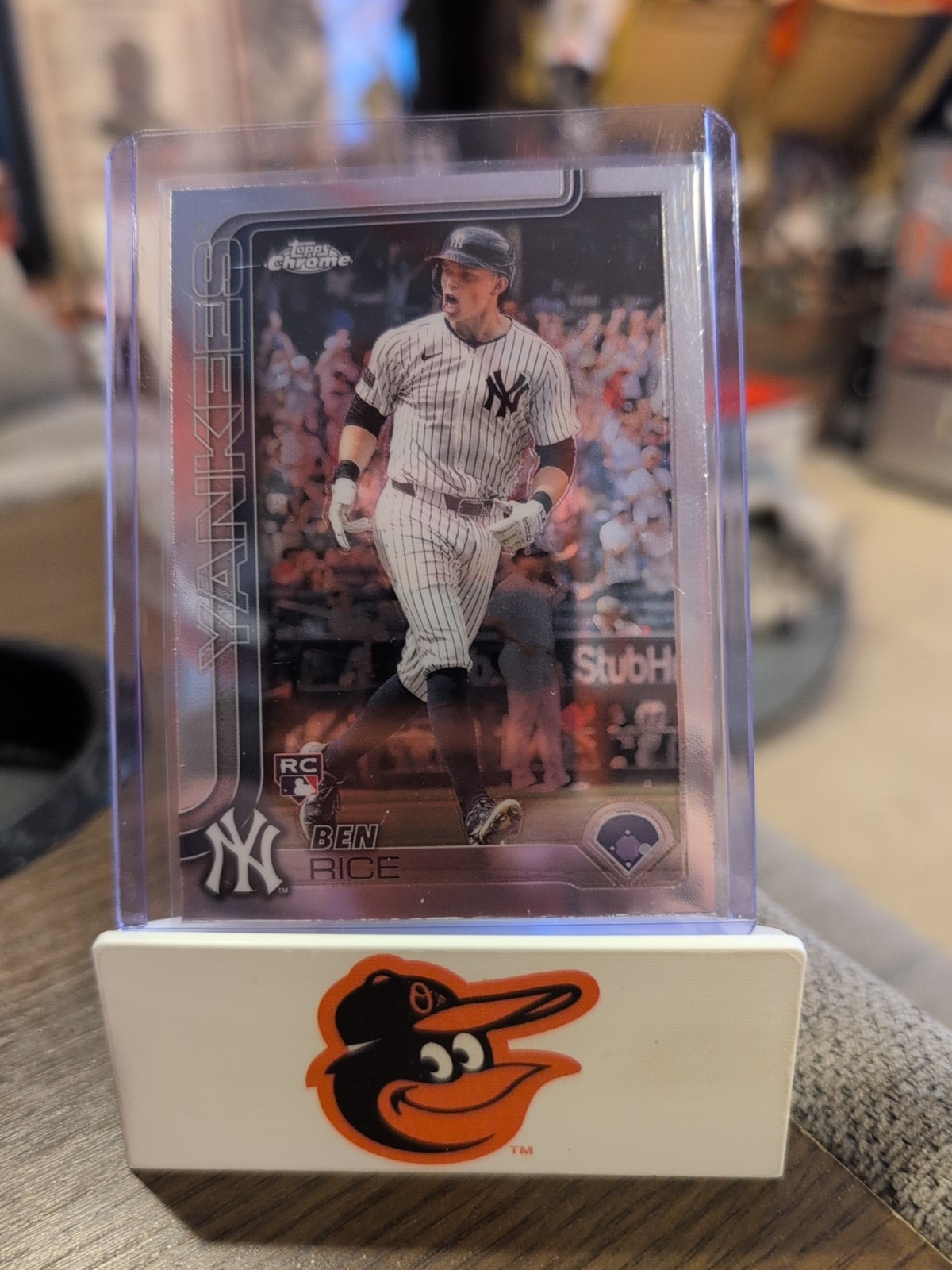 Ben Rice RC 2025 Topps Chrome #139 New York Yankees Rookie