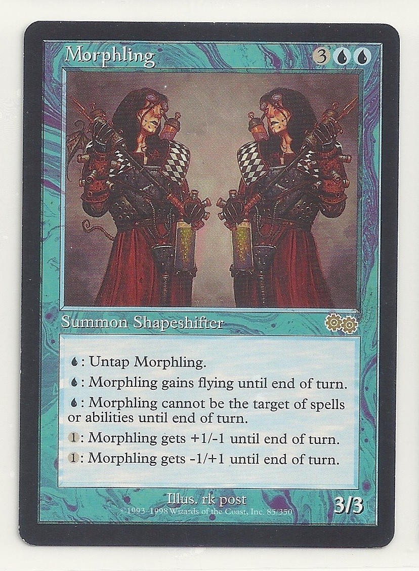 MTG URZA'S SAGA: 1x NM-/LP Morphling Magic the Gathering Card Fly Hexproof +1/+1