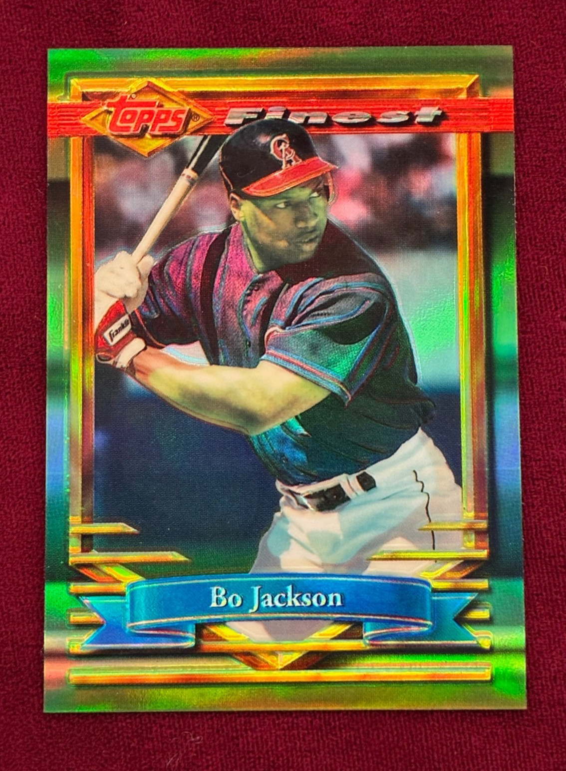 1994 Topps Finest Bo Jackson Chrome Refractor Rookie #241