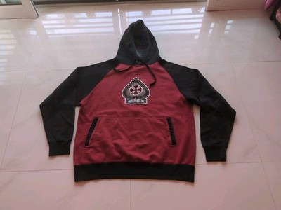 Vintage 90s Independent Skateboards Ride To Live Hoodie Boxy 25/27 Faded Distressed