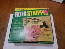 Thompson Roto Stripper Drill Attachment Fine Tool Paint Rust Removal USA Made
