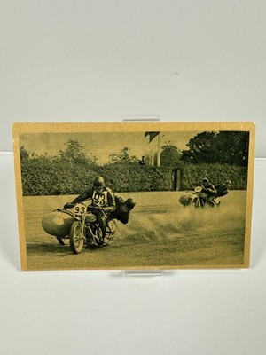 1930 Echte Wagner Sport II 3 Motorradrennen Vintage Sidecar Motorcycle Card