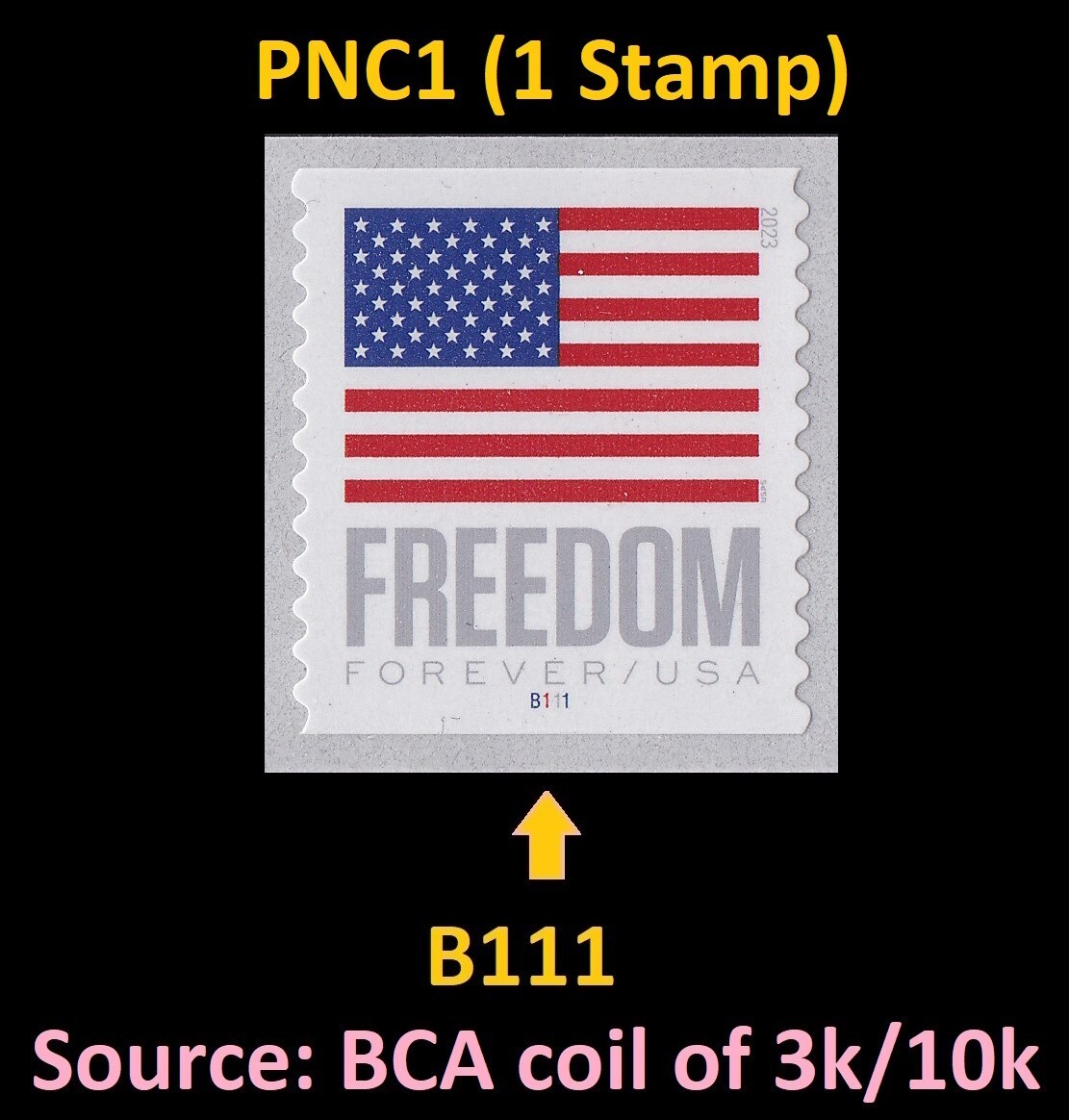 惑星freedom US 5789 Flag Freedom F PNC1 B111 (from 3k/10k coil) MNH 2023 | eBay