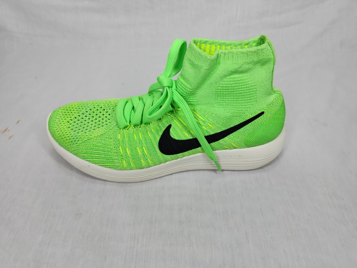 Nike LunarEpic Flyknit Shoes Women's Sz 9 Volt Green 818677-300