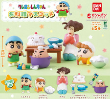 Crayon Shin chan Cooking Mascot figure toy Complete of 5type Bandai
