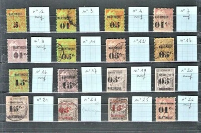 Timbres Colonies françaises - MARTINIQUE - Photo 1/2