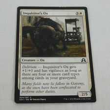 Inquisitor's Ox MTG 2016 White Creature Ox 024/297 Shadows over Innistrad