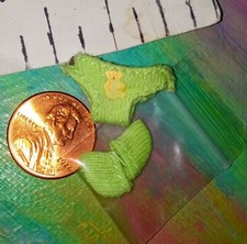 Ropa para muñeca Krissy Micro Mini Itty Bitty Teeny Tiny *Foto 1 bragas/botines verdes*