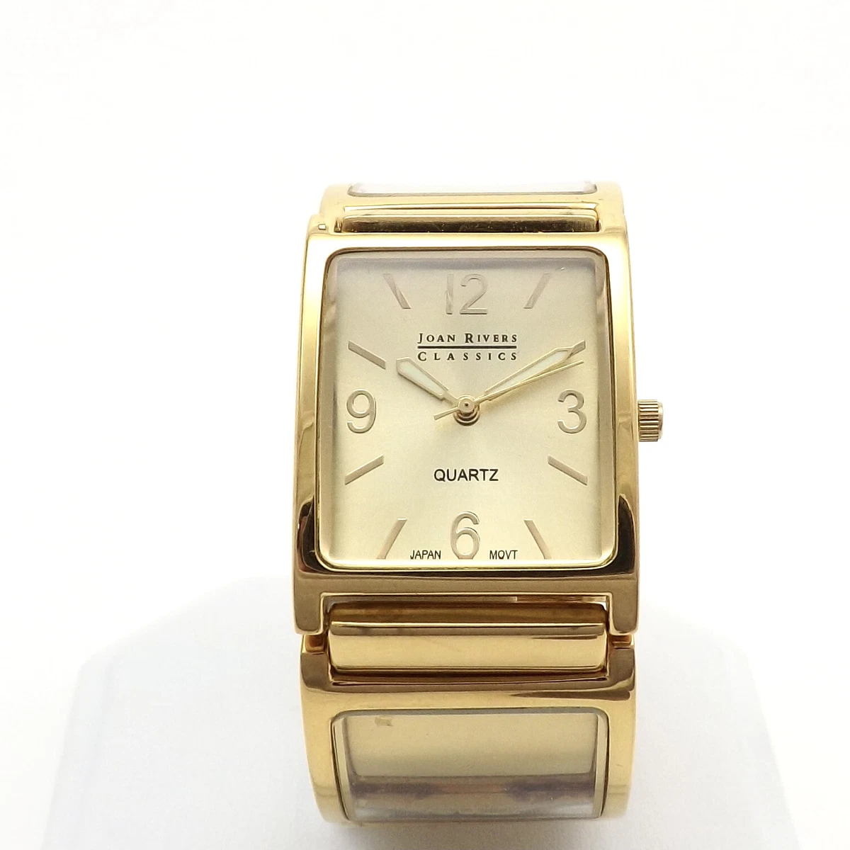 Joan Rivers Gold-Tone Textured Bracelet Watch Joan Rivers classics collection watch for sale main image 2