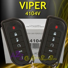 REFURBISHED VIPER 4104V REMOTE START SYSTEM WITH KEYLESS ENTRY AND TWO REMOTES